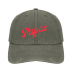 Papa's Washed Cotton Cap - Black