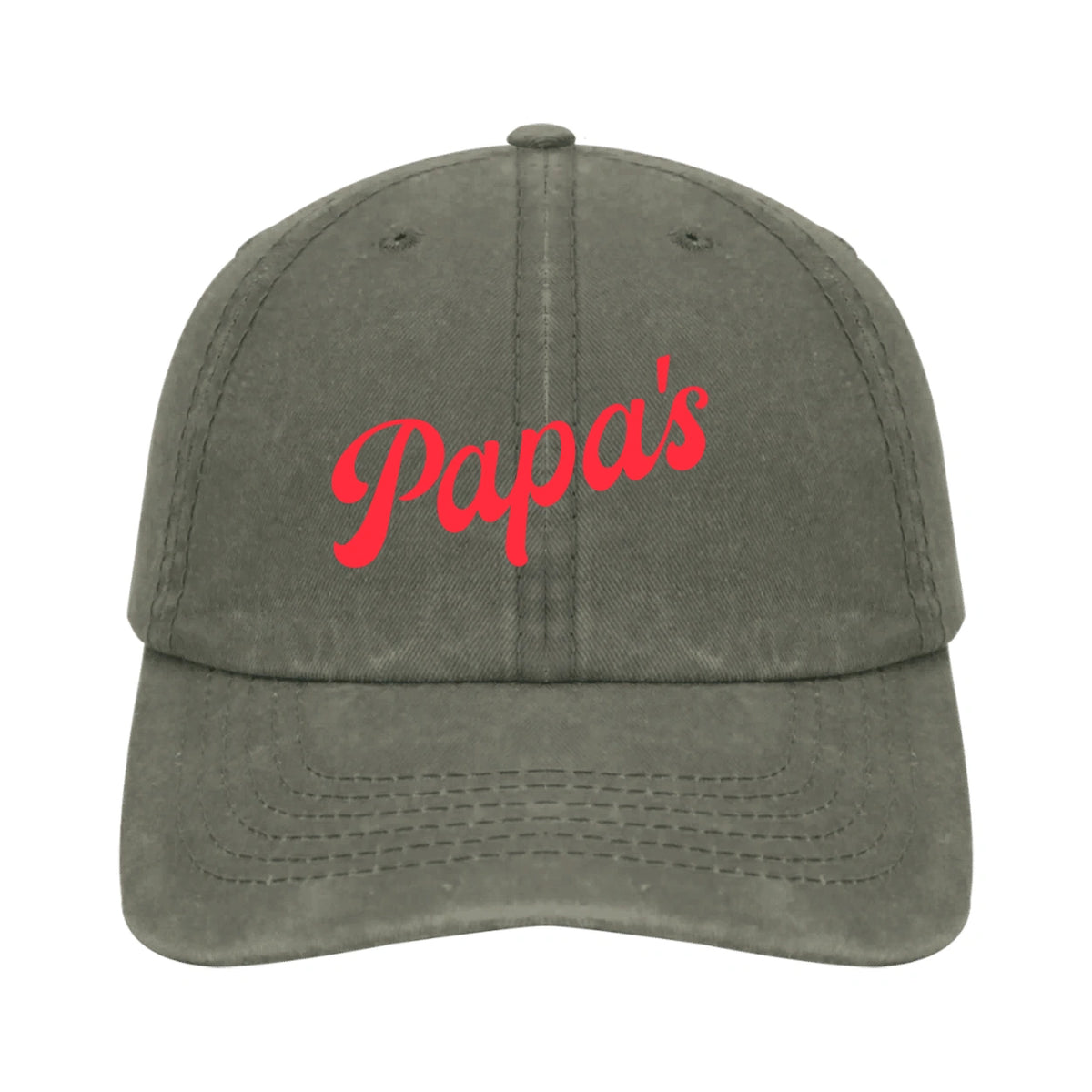 Papa's Washed Cotton Cap - Black