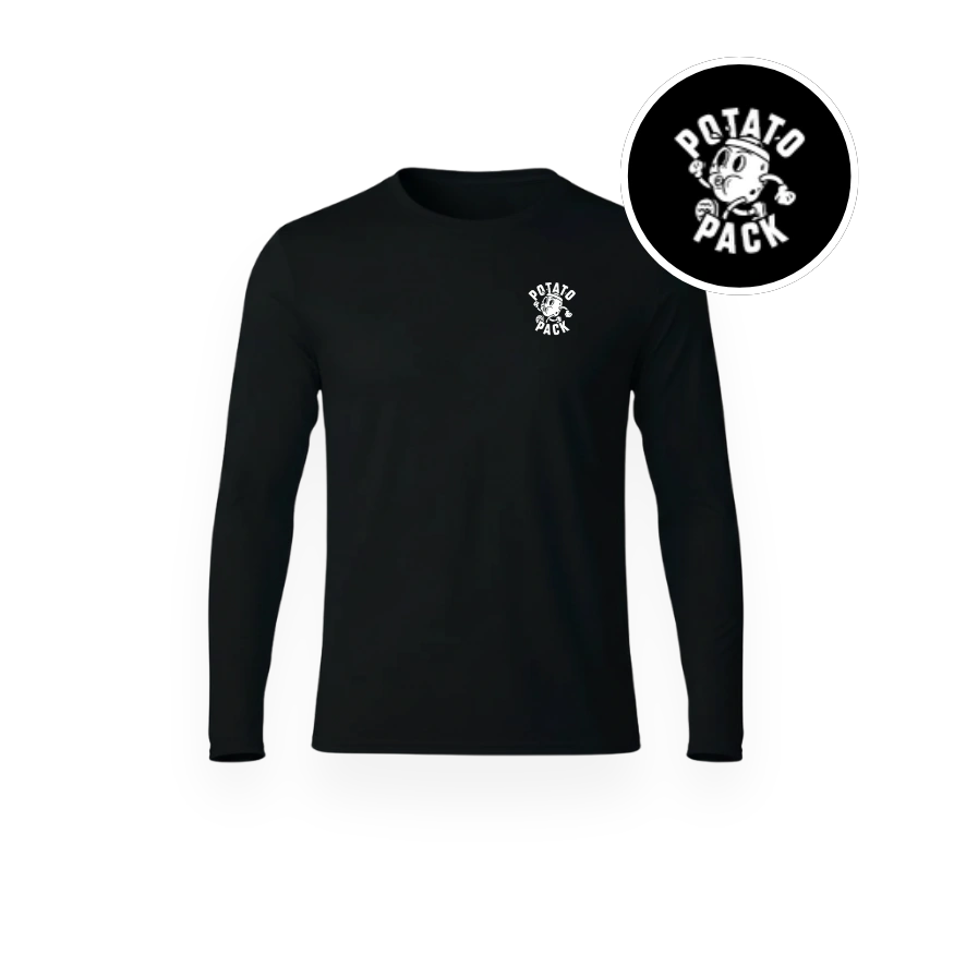 Potato Pack Long Sleeve Active Tee (Adults)