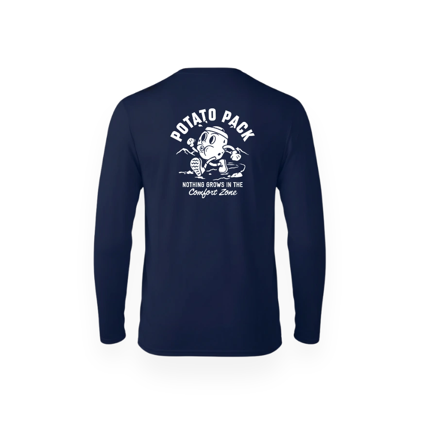 Potato Pack Long Sleeve Active Tee (Adults)