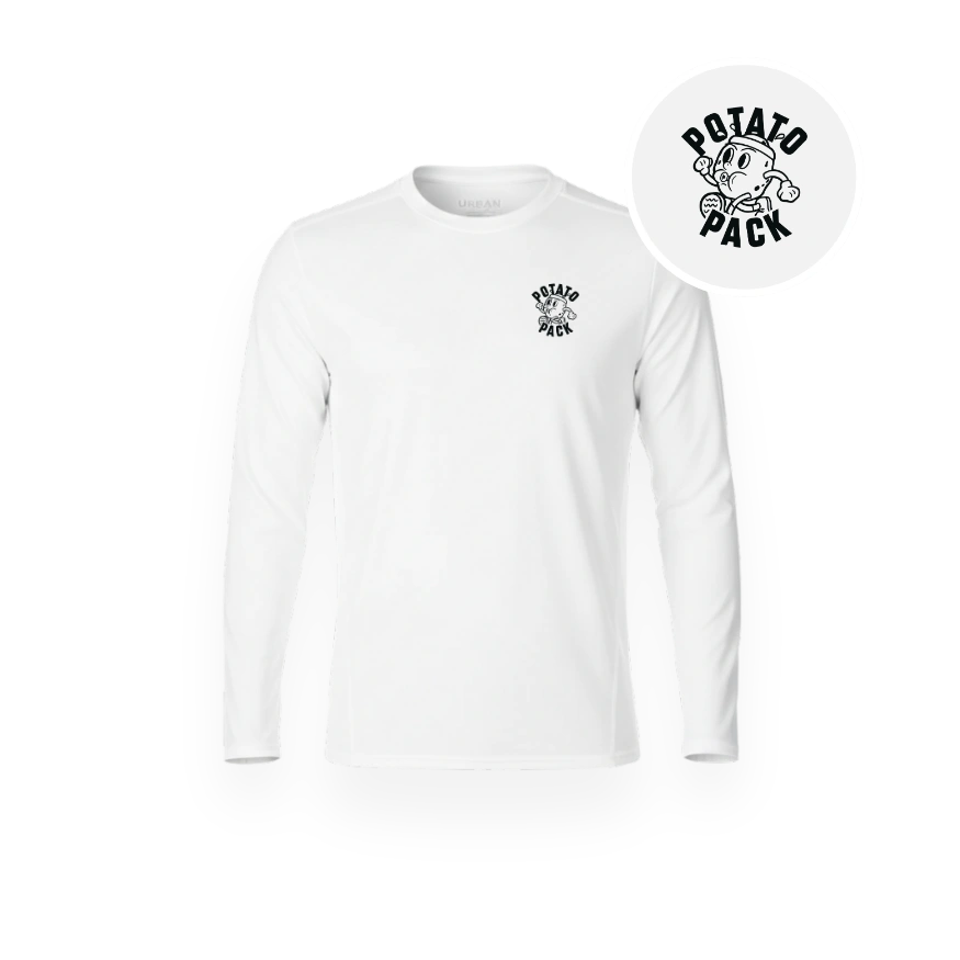 Potato Pack Long Sleeve Active Tee (Adults)